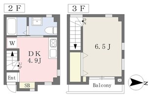 オオギハウス３の物件間取画像